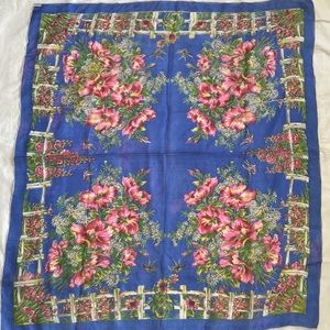 Vintage silk scarf